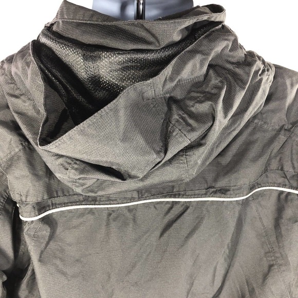 Warrior Jacket Mens 2XL Red Bull Salzburg Hooded Layered Full Zip Black HAS RIPS - Picture 14 of 16